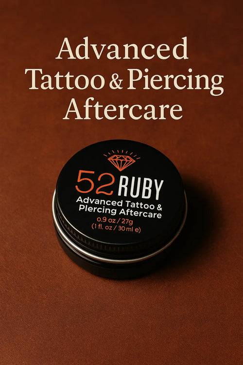 A powerful, all-natural balm crafted for artists who care—comforting skin, reducing redness, and protecting your art from the very first touch. 52 Ruby
