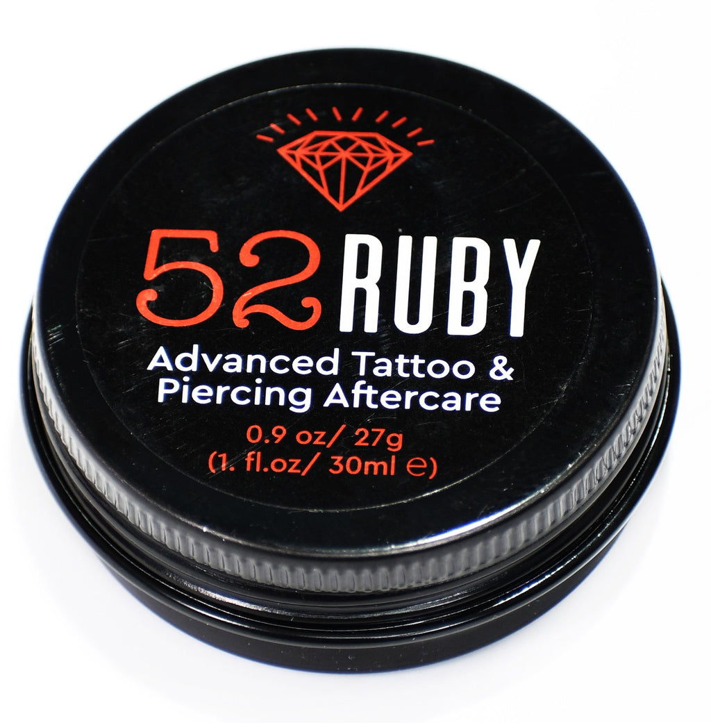 Protect your tattoo, protect your story. Natural aftercare for lasting art and memories. 52 ruby