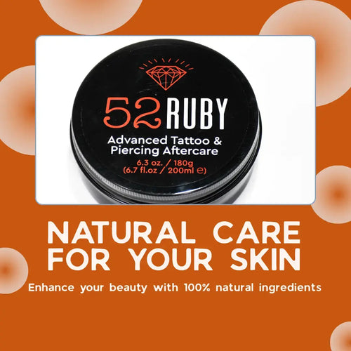 A powerful, all-natural balm crafted for artists who care—comforting skin, reducing redness, and protecting your art from the very first touch. 52 Ruby