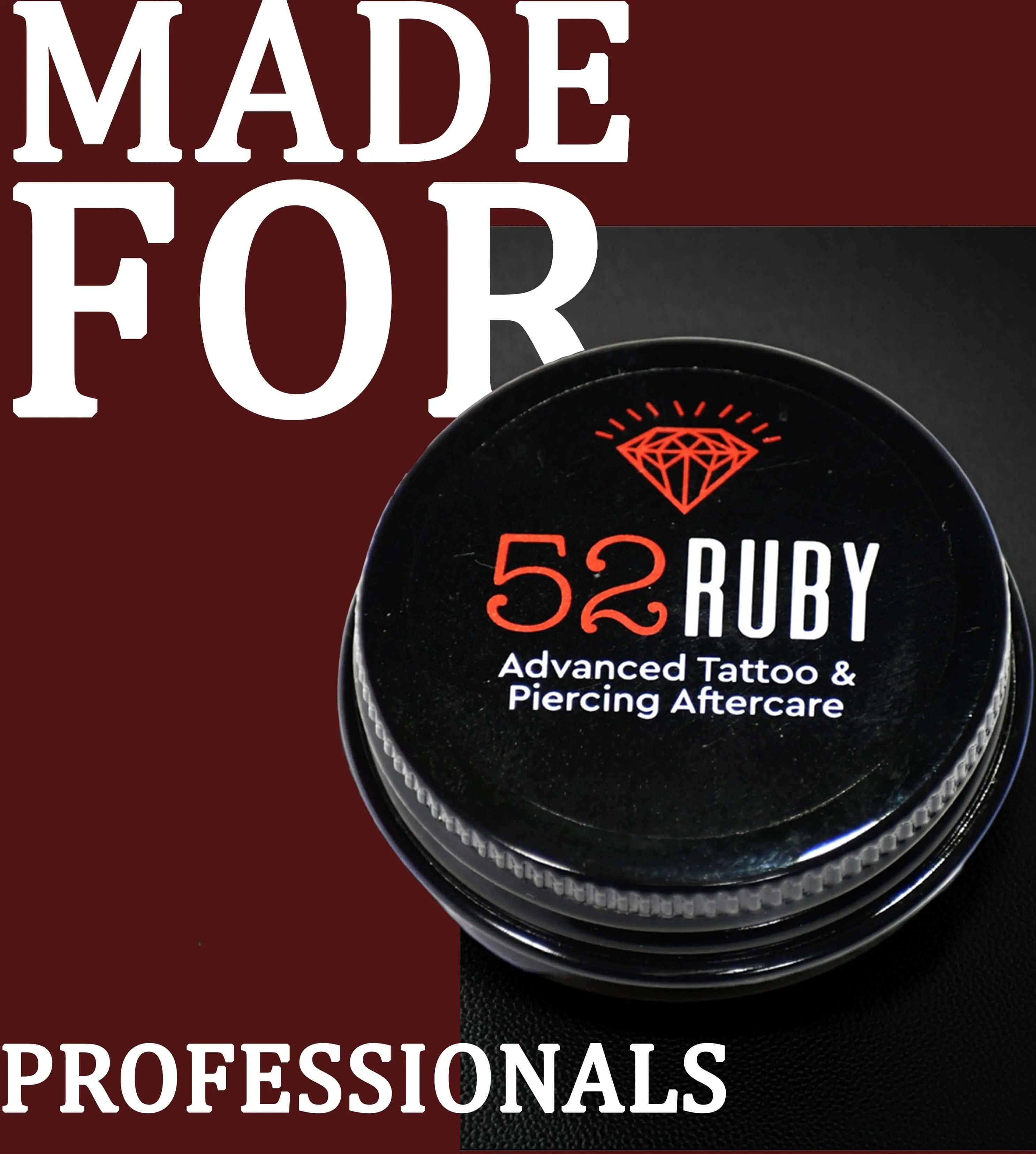 52Ruby Natural Balm – Professional Tattoo Aftercare & Skin Care(200ml)