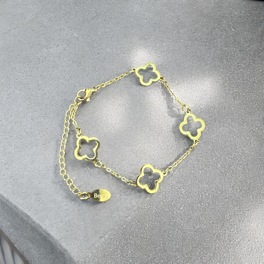 Waterproof Open Clover Bracelet