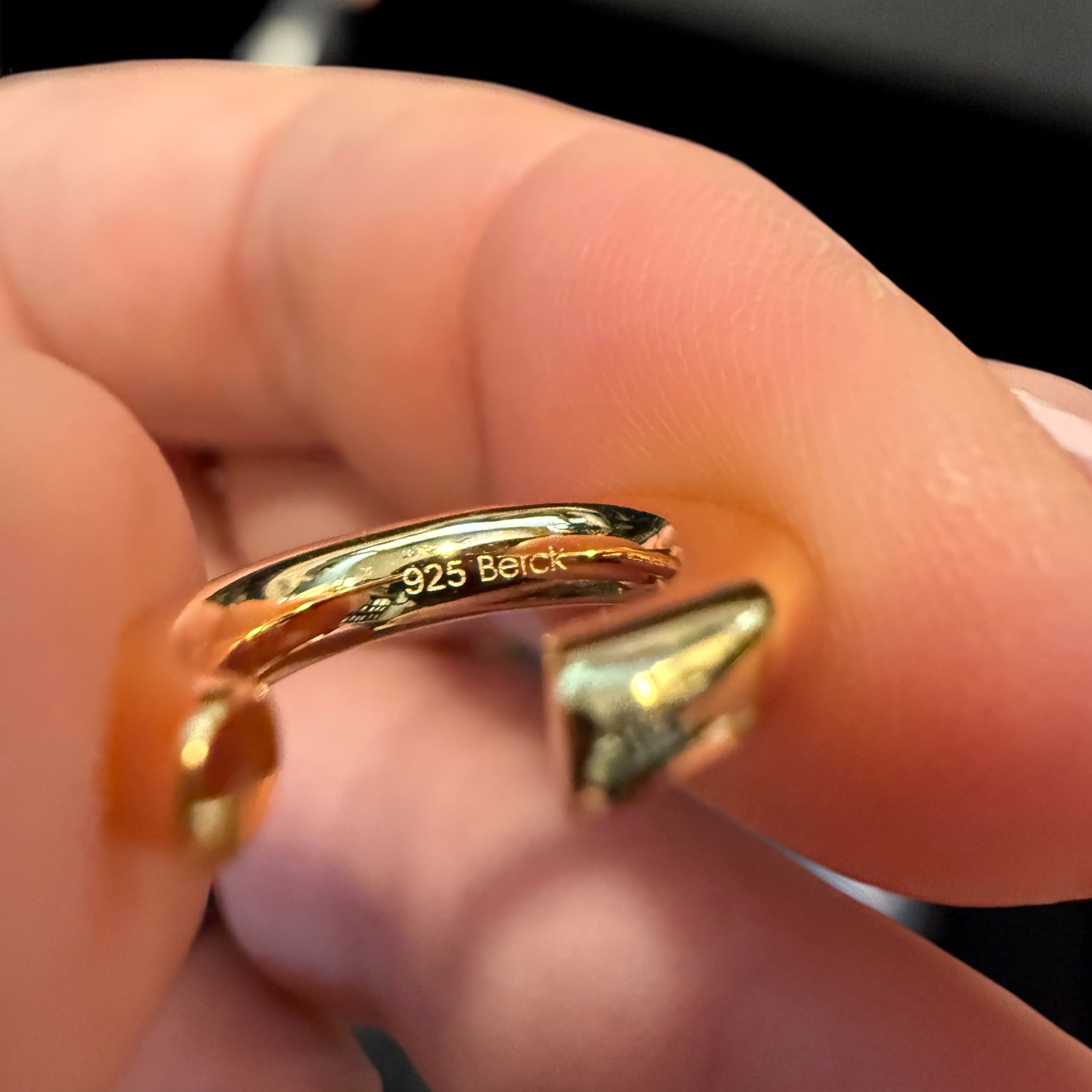 Waterproof Dainty Ear Cuff Solid Sterling Silver (Sold as a Single)