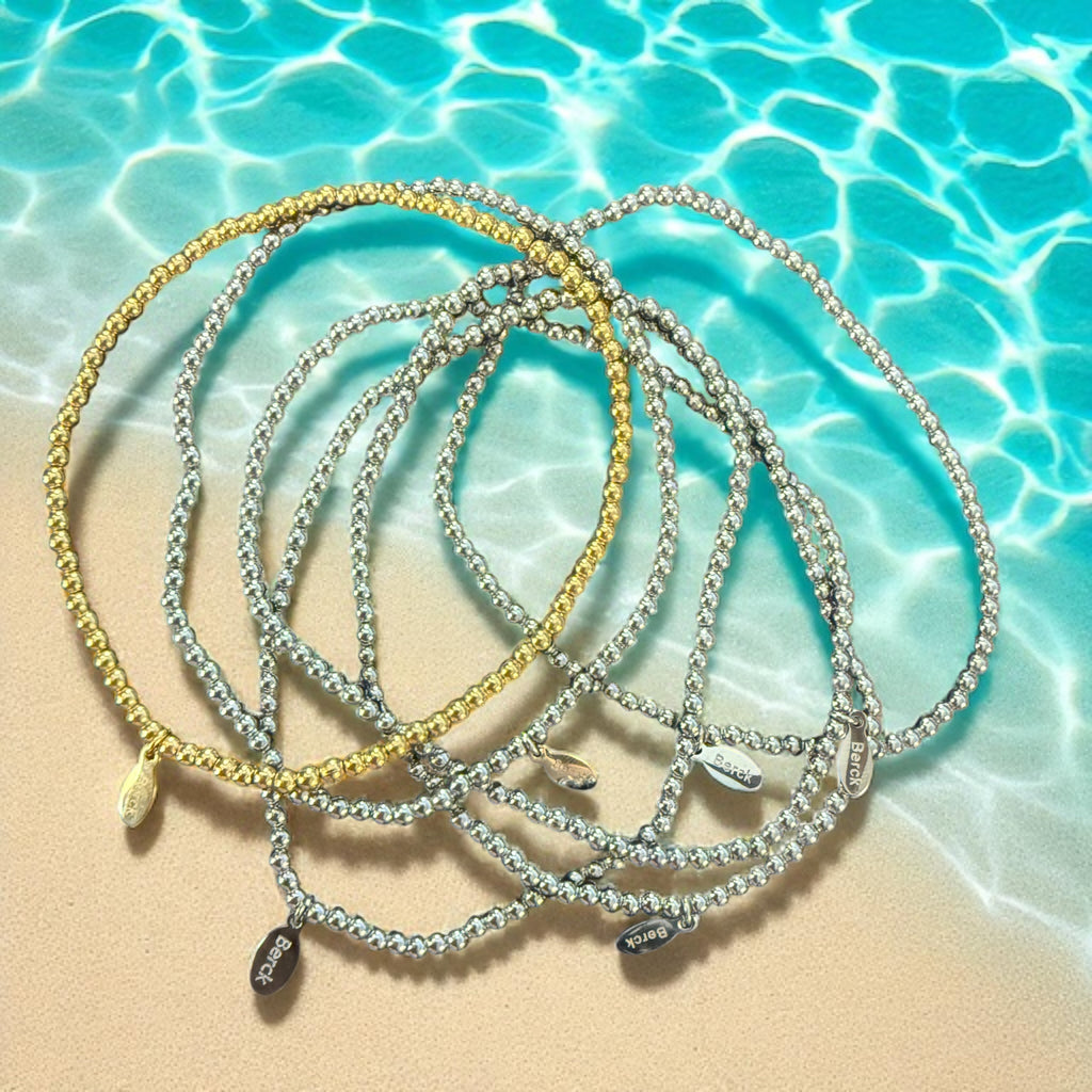 Waterproof Beaded Stretch Anklet
