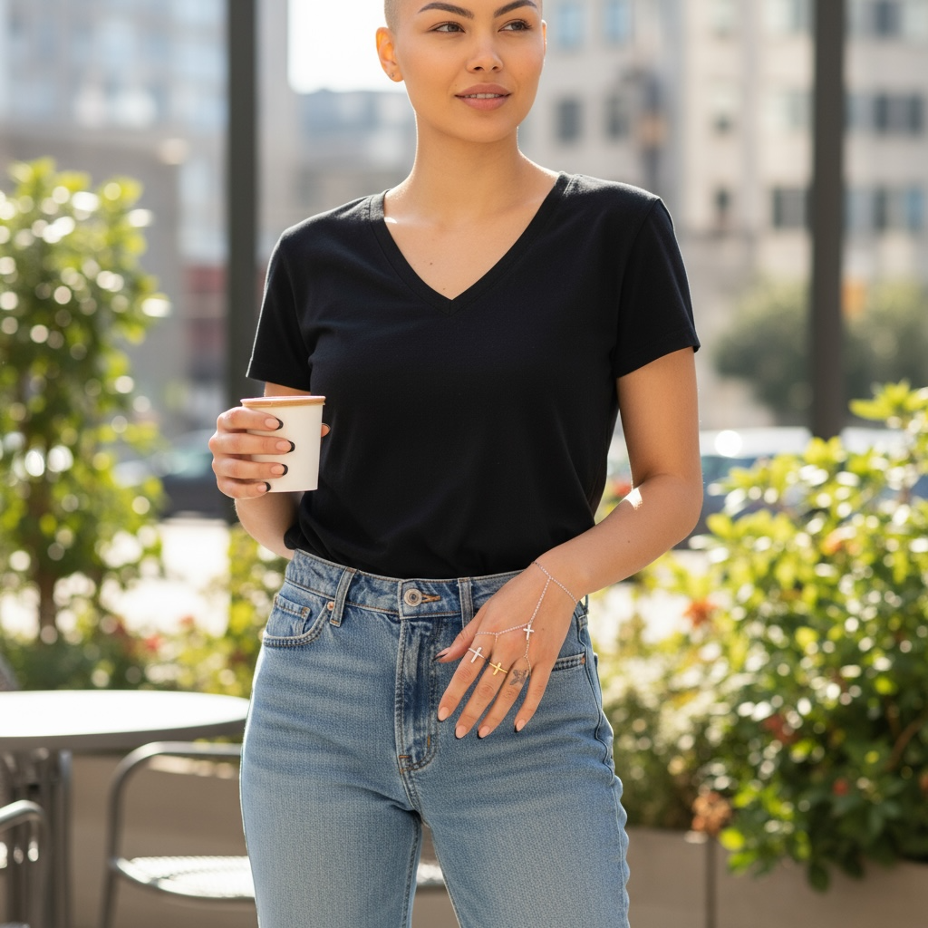 Waterproof Twisted BandCross Ring Polished Stainless Steel & 18k Gold PVD Plated Stainless Steel