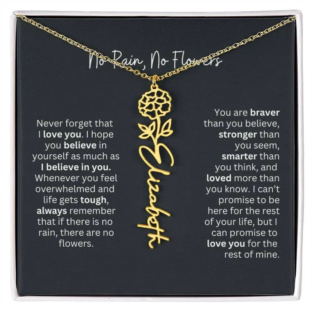 Gold Flower Necklace