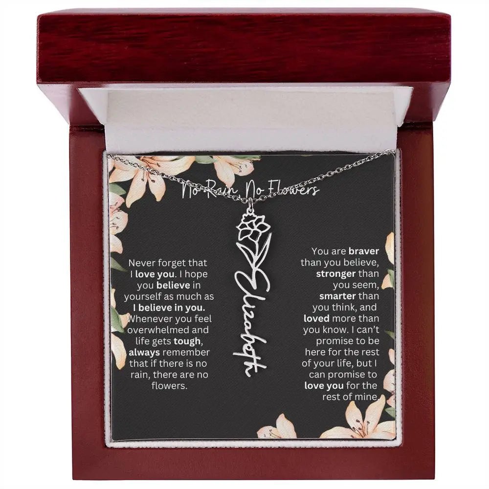 To My Beautiful Daughter Necklace