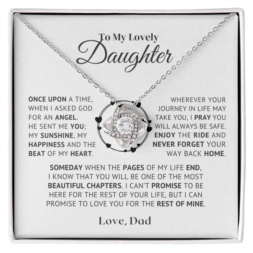 Dad's Love Necklace for Daughter
