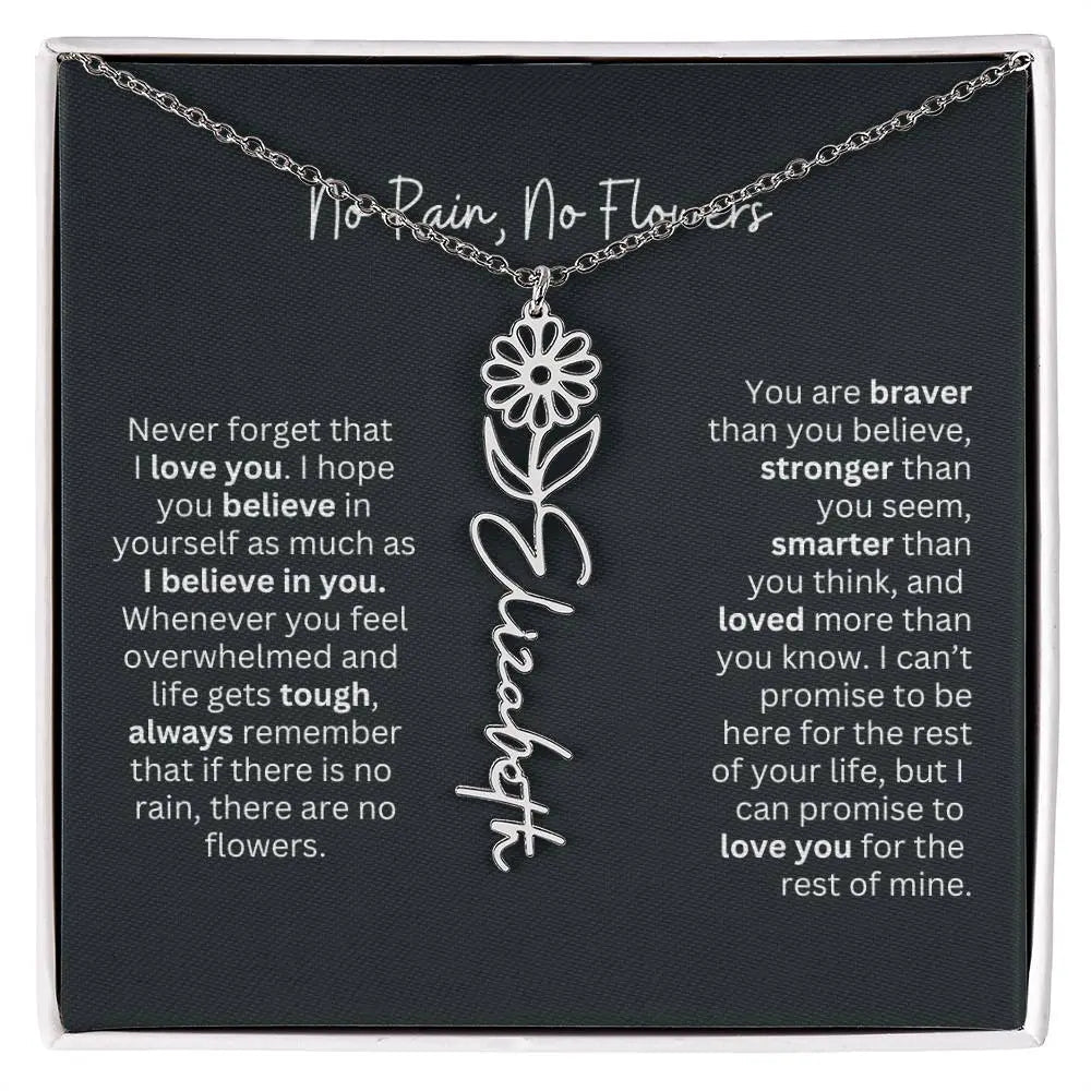 To My Daughter Necklace From Dad
