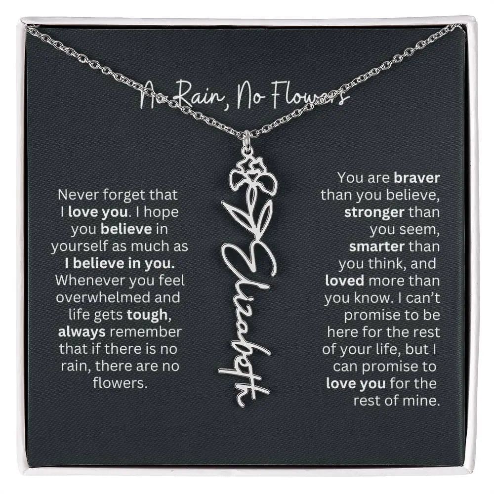 To My Daughter Necklace From Dad
