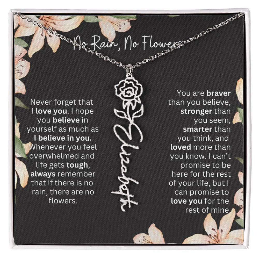 To My Daughter Never Forget That I Love You Necklace